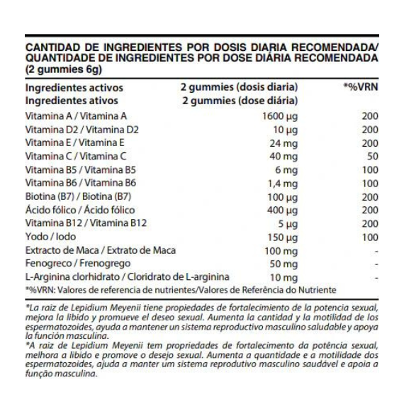 CHIC&LOVE GUMMIES SEXUAL BOOSTER PARA EL