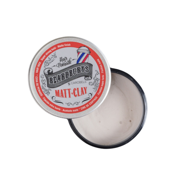 Beardburys Cera Matt-Clay - Fijación Fuerte -...